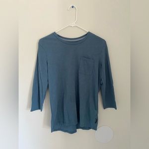 patagonia plain blue tee